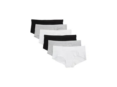 Pact Everyday Boyshorts 6-pack In Gray