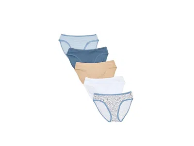 Pact Everyday Classic Fit Bikini 5-pack In Blue