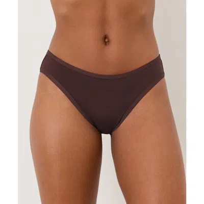 Pact Everyday Classic Fit Bikini 5-pack Made With Organic Cotton In Brown