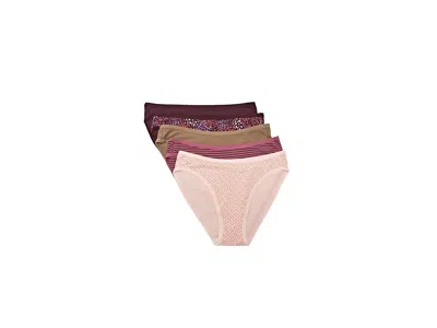 Pact Everyday Classic Fit Bikini 5-pack Women's Underwear First Light: Lg In Multi