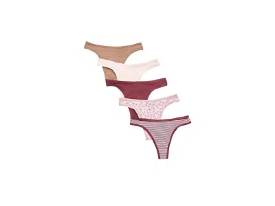 Pact Everyday Classic Thong 5-pack In Multi