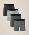 Pact Everyday Extended Boxer Brief 4-pack In Multi