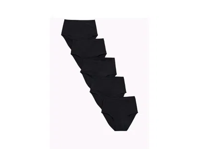 Pact Everyday High Rise Brief 5-pack In Black