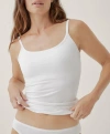 Pact Everyday Shelf Bra Camisole In White