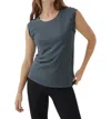 Pact Organic Featherweight Slub Muscle Tee In Multi