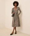 Pact Fit & Flare Wrap Dress In Multi