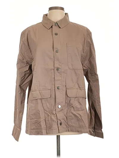 Pre-owned Pact Jacket In Tan