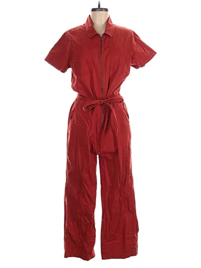 Pre-owned Pact Jumpsuit In Red