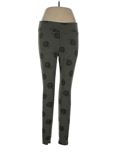 Pre-owned Pact Leggings In Green