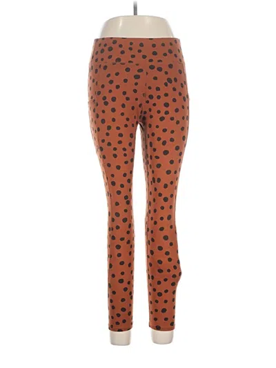 Pre-owned Pact Leggings In Orange