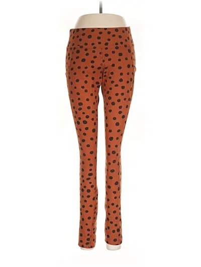Pre-owned Pact Leggings In Orange