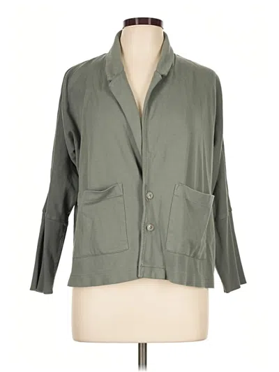 Pre-owned Pact Long Sleeve Polo Shirt In Green
