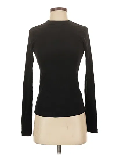 Pre-owned Pact Long Sleeve Top Black Turtleneck Tops