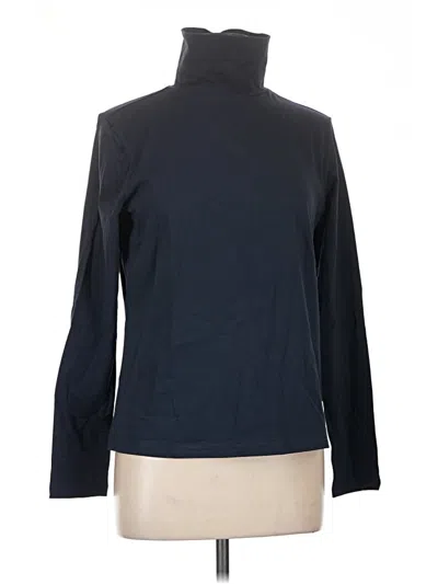 Pre-owned Pact Long Sleeve Top Black Turtleneck Tops