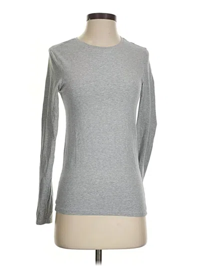 Pre-owned Pact Long Sleeve T-shirt In Gray