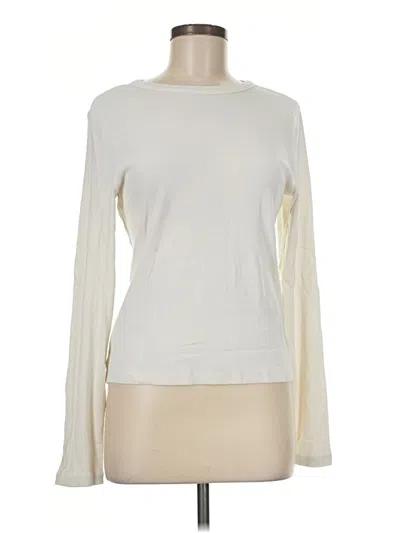 Pre-owned Pact Long Sleeve T-shirt In Ivory