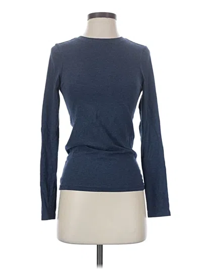 Pre-owned Pact Long Sleeve Turtleneck In Blue
