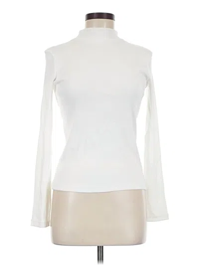 Pre-owned Pact Long Sleeve Turtleneck In Ivory