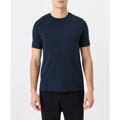 Pact Luxe Essential Classic Fit Crewneck Tee Made With Organic Cotton In Blue