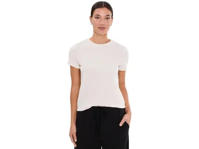 Pact Luxe Signature Crew Neck T-shirts Women's Clothing Soft Ivory: 2xl In White