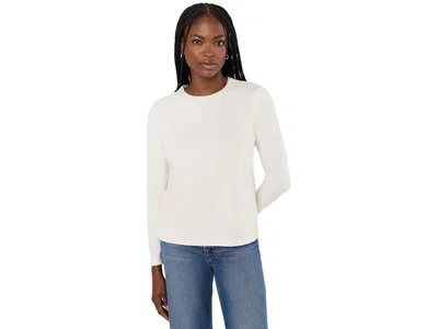 Pact Luxe Signature Long Sleeve T-shirts Women's Clothing Soft Ivory: Lg