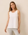 Pact Luxe Stretch Jersey Swing Tank In White