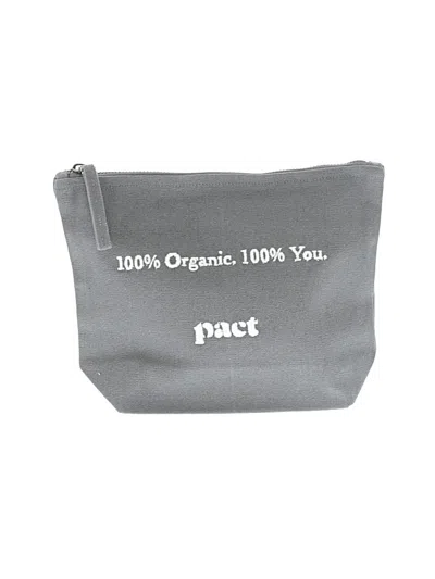 Pre-owned Pact Makeup Bag In Gray