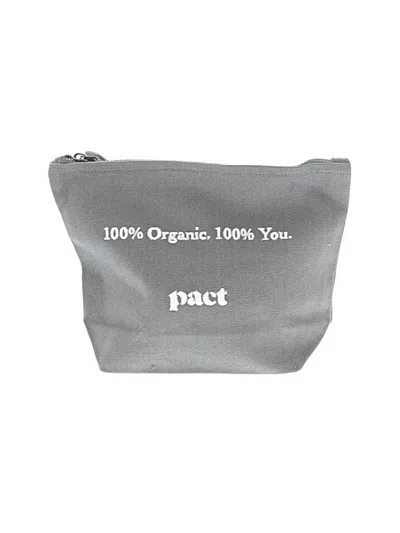 Pre-owned Pact Makeup Bag In Gray