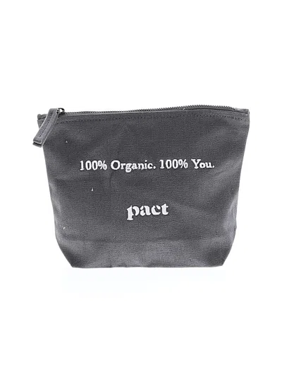 Pre-owned Pact Makeup Bag In Gray