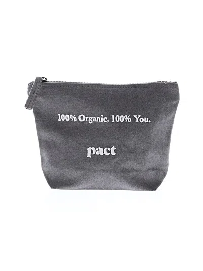 Pre-owned Pact Makeup Bag In Gray