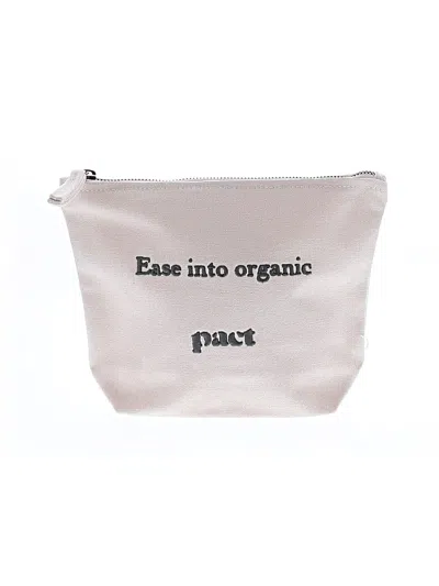 Pre-owned Pact Makeup Bag In Gray