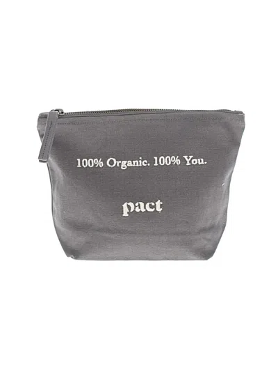 Pre-owned Pact Makeup Bag In Gray