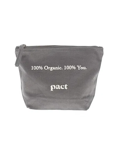 Pre-owned Pact Makeup Bag In Gray