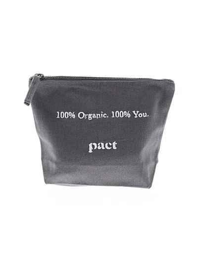 Pre-owned Pact Makeup Bag In Gray
