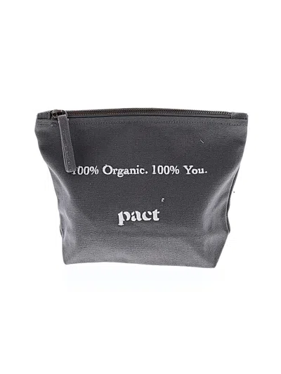 Pre-owned Pact Makeup Bag In Gray