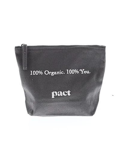 Pre-owned Pact Makeup Bag In Gray