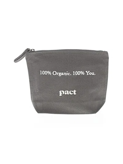 Pre-owned Pact Makeup Bag In Gray