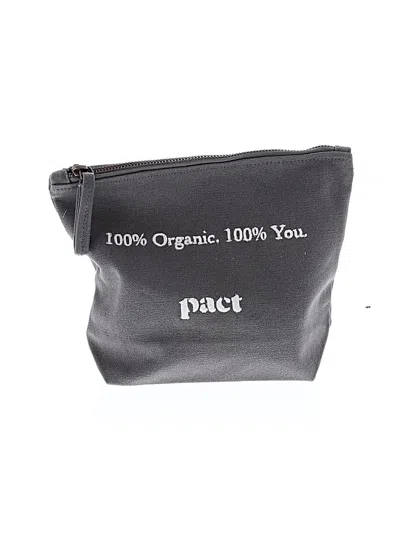 Pre-owned Pact Makeup Bag In Gray