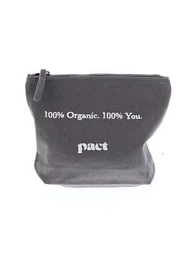Pre-owned Pact Makeup Bag In Gray