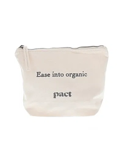 Pre-owned Pact Makeup Bag In Ivory