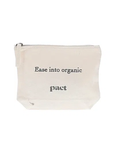 Pre-owned Pact Makeup Bag In Ivory