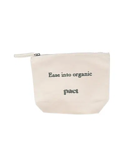 Pre-owned Pact Makeup Bag In Ivory