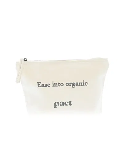 Pre-owned Pact Makeup Bag In Ivory