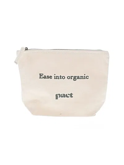 Pre-owned Pact Makeup Bag In Ivory