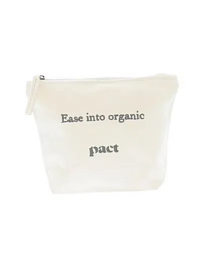 Pre-owned Pact Makeup Bag In Ivory