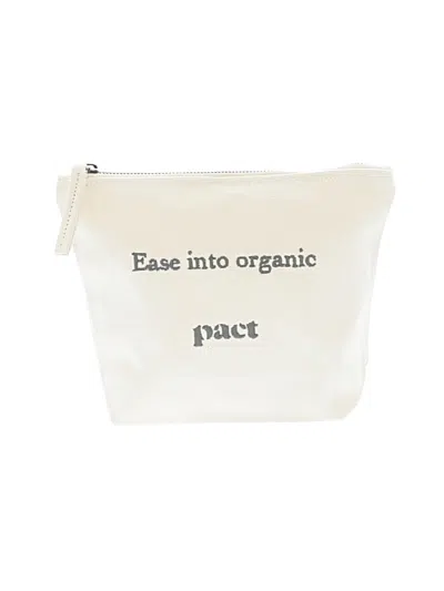Pre-owned Pact Makeup Bag In Ivory