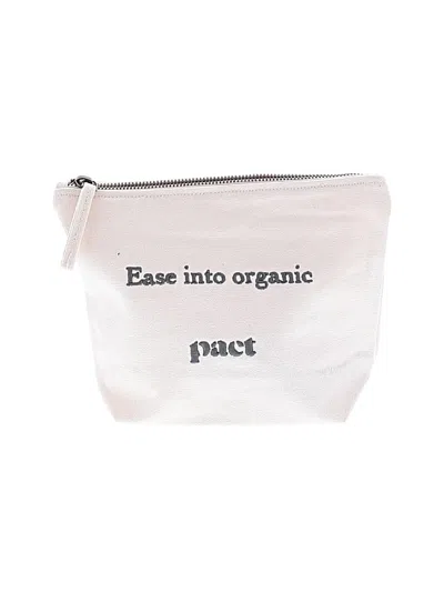 Pre-owned Pact Makeup Bag In Ivory