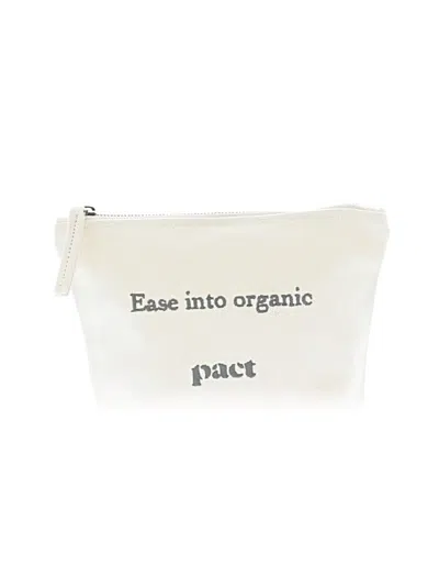 Pre-owned Pact Makeup Bag In Ivory