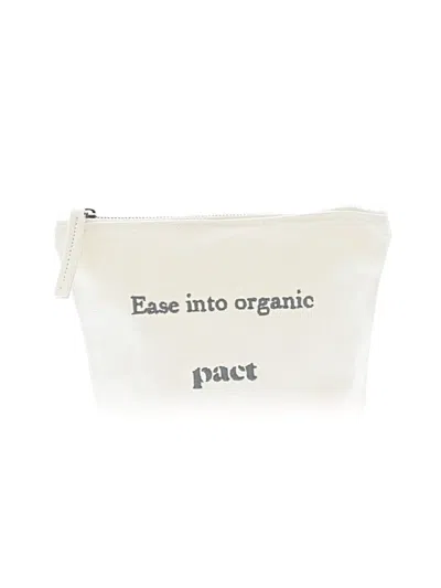 Pre-owned Pact Makeup Bag In Ivory