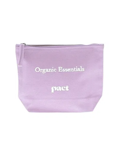 Pre-owned Pact Makeup Bag In Purple